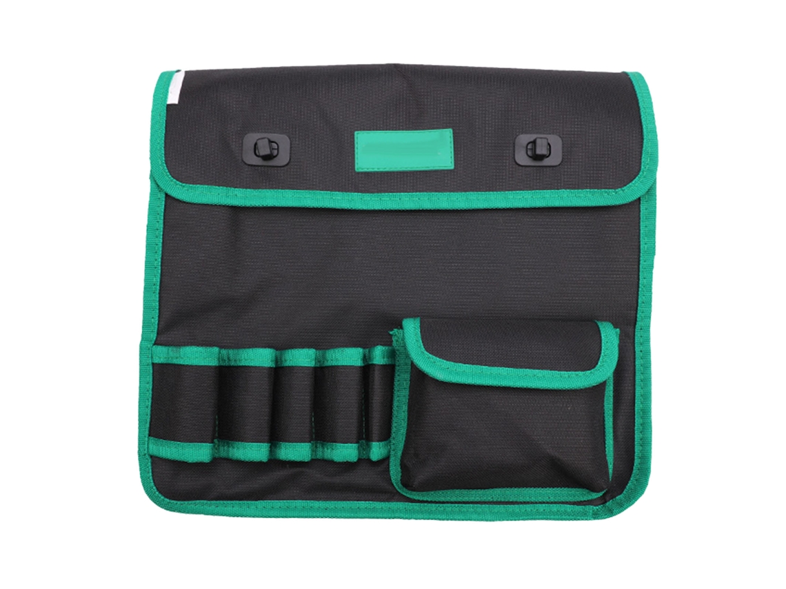 Bolsa De Ferramentas De Aço Inoxidável De Grande Capacidade Impermeável Oxford Para Eletricistas Com 5 Buracos E Mochila De Ombro 280x100x350mm