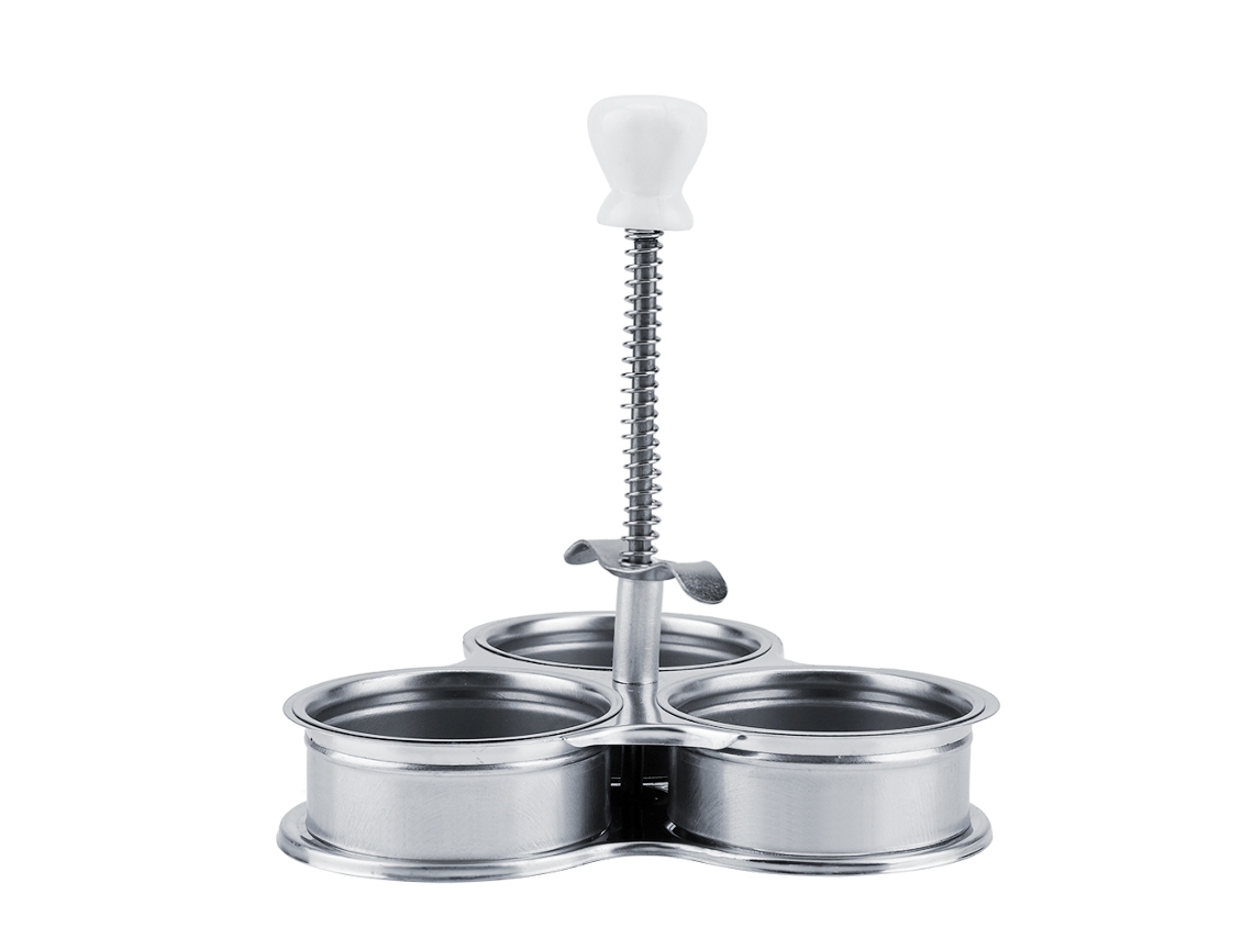 Cozinhador De Ovos A Vapor Em Aço Inoxidável Da Laxiscreed Para Cozimento Rápido E Seguro No Micro-ondas