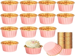 Formas para muffins Lurelia, 50 unidades, antiaderentes, para muffins e cupcakes.