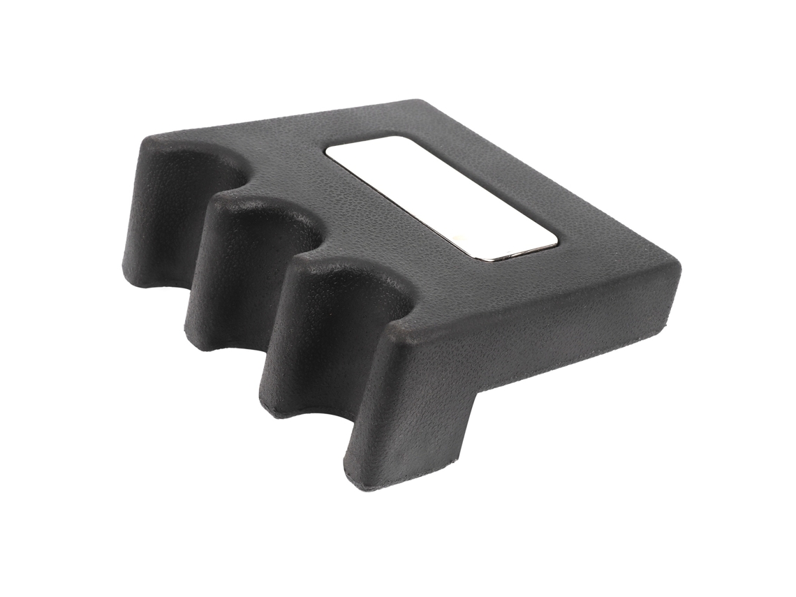 Yncm-suporte De Taco De Bilhar Plástico Duro Para 3 Tacos Preto