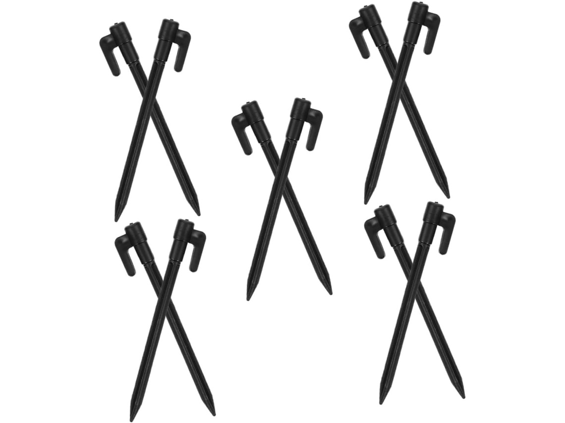 Estacas Plásticas Para Camping Barraca, Para Camping E Trilhas