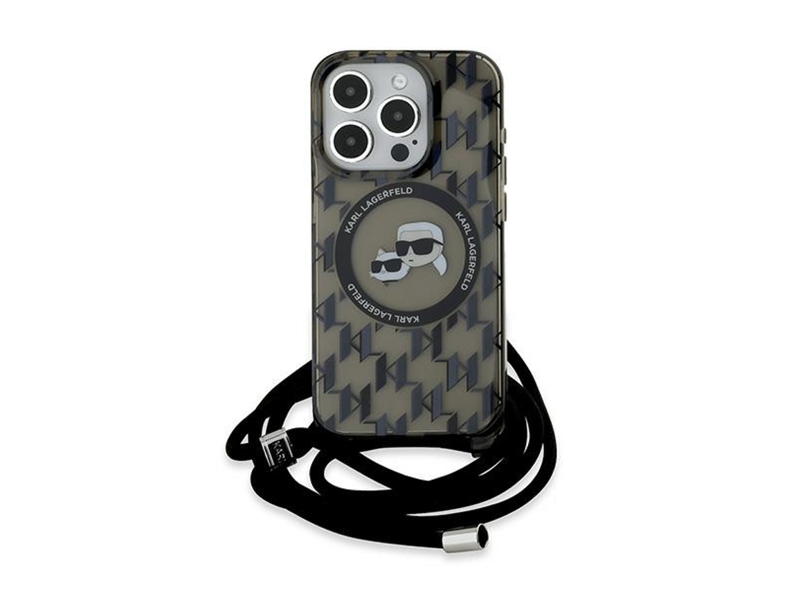 Capa para iPhone 15 Pro Max KARL LAGERFELD Rígida Preto