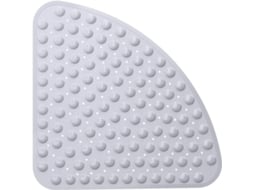 Tapete De Chuveiro Antiderrapante De Canto - 54 X 54 Cm Tapete De Chuveiro Quadrant, Tapete De Chuveiro Antiderrapante Com Ventosas E Orifício De Dren