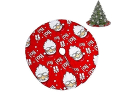 Tapete De Natal Redondo De Feltro Para Árvore De Natal 2025, 120 Cm.-aquaforge