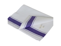 Guardanapos Listrados de 6 Peças Guardanapos de Algodão 50 X 30 Cm Guardanapos de Pano Listrados para Casa Cozinha Restaurante Roxo