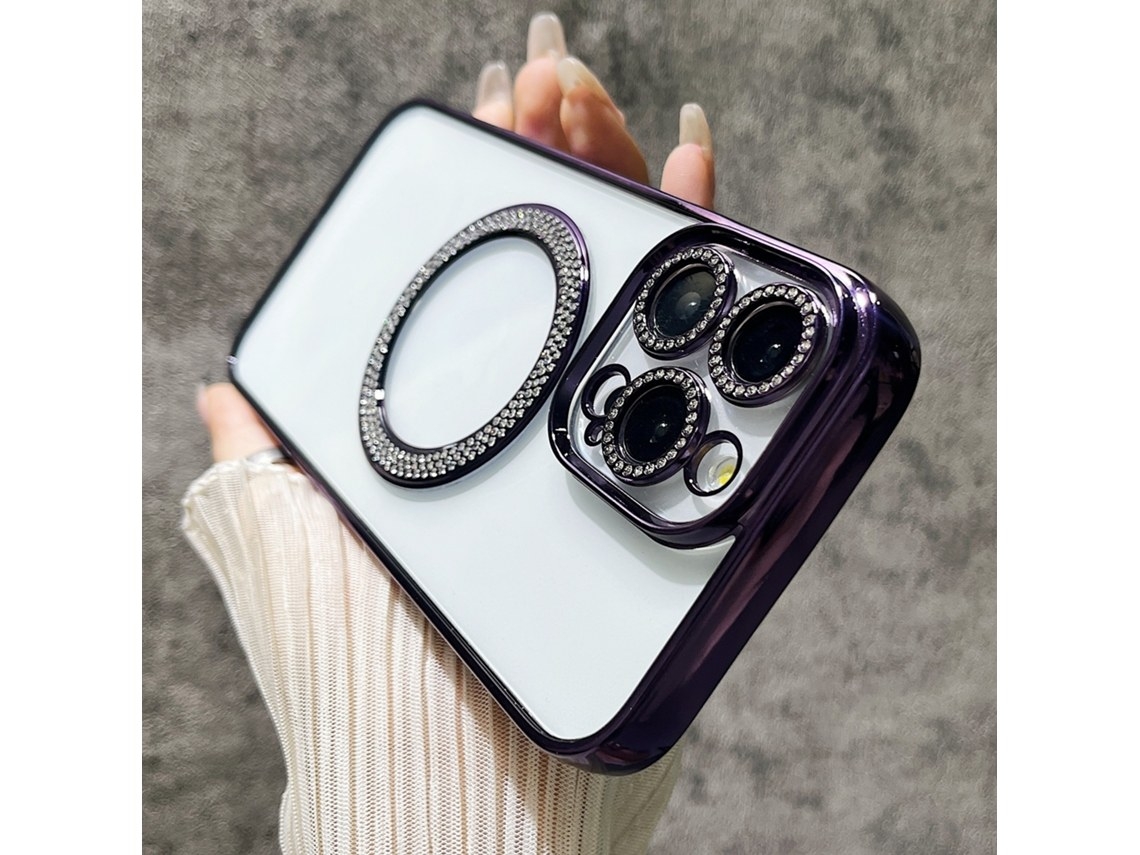 Zsanfs Capa Para Iphone 12, Cor Roxo