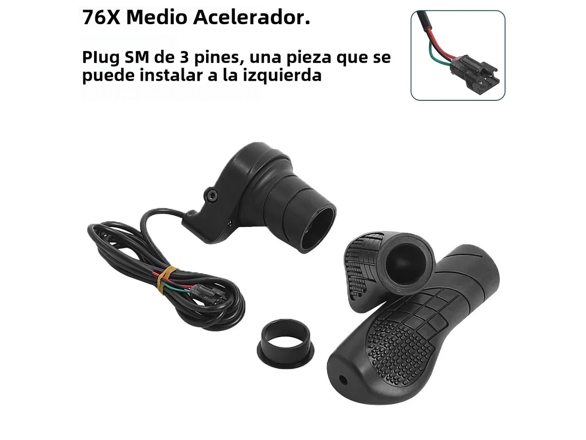 Lurelia Acelerador Para Bicicleta Elétrica 36v, 48v, 72v Impermeável E Recarregável