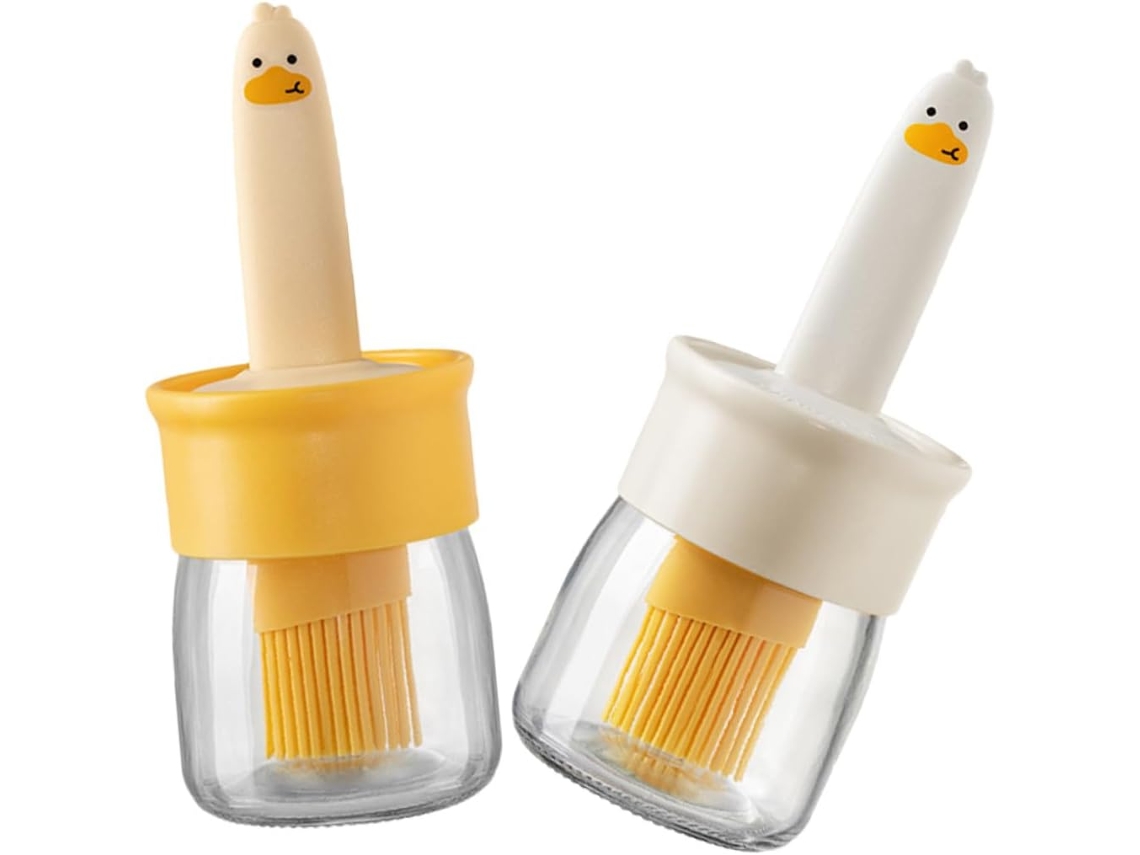 Escova De Silicone Multicolorida Para Óleo - Este Frasco De Óleo É Adequado Para.
