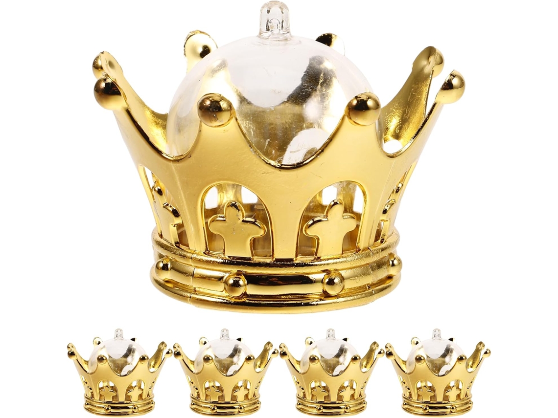 Caixas De Doces Genéricas Com Banho Ouro E Prata, Pacote Com 12 Unidades, Bandejas Para Presentes De Festas E Casamentos