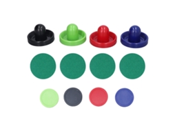 Mali 12pcs Acessórios de Air Hockey Mesa: 4 Pushers 4 Pranchas 4 Discos 96mm Tipo B