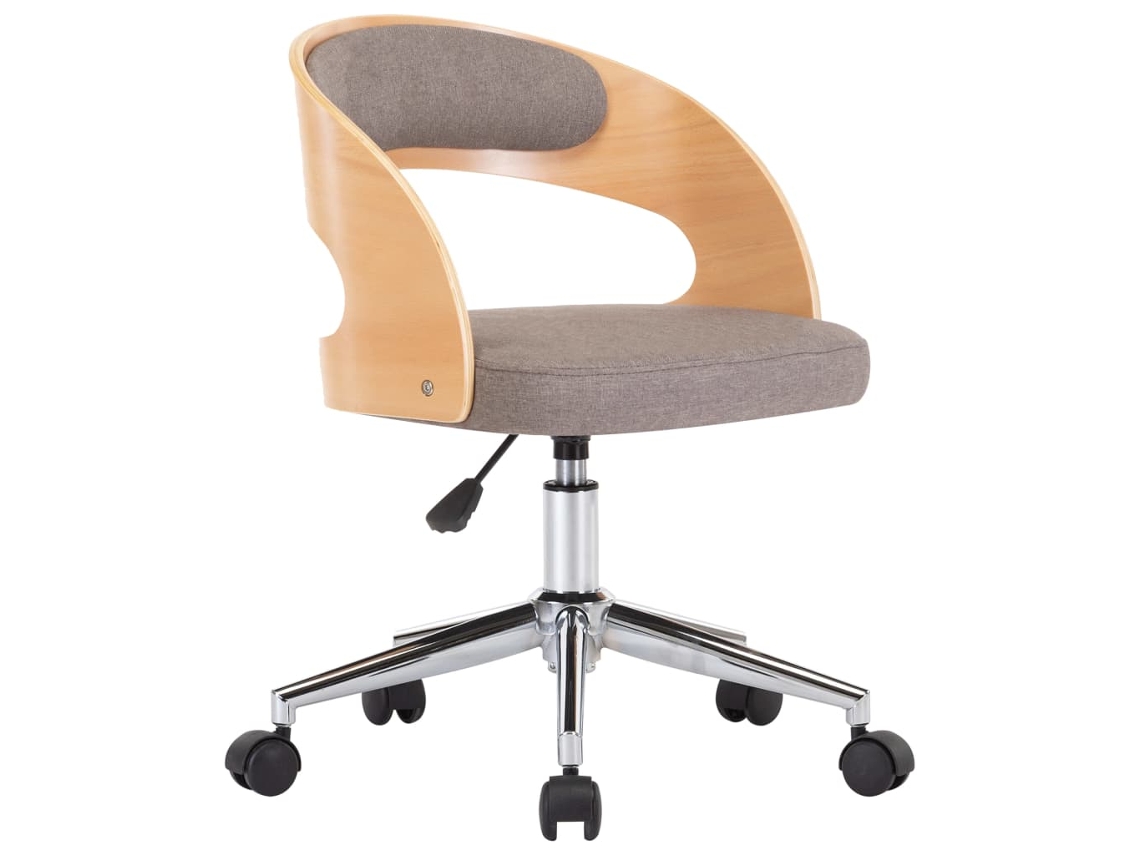 Dining Chair, Dining Chairs Vidaxl Cinzento-acastanhado Tecido (n/a)