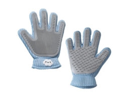 Luva Reutilizável para Remover Pelos de Pets, Azul Claro, 1 Unidade.