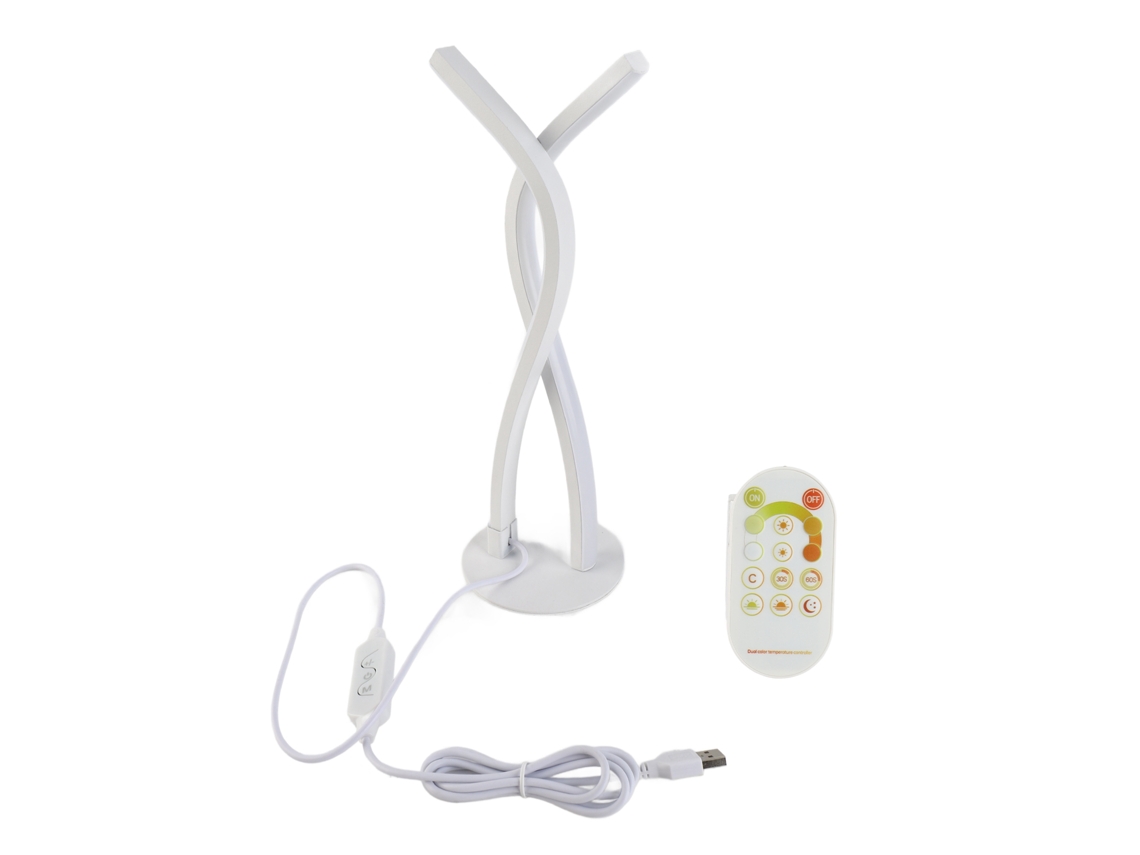 Rebe-lâmpada De Mesa Inteligente Estilo Simples Com Controle Via App E Controle Remoto, Luz Ambiente Para Quarto, Escritório E Estúdio