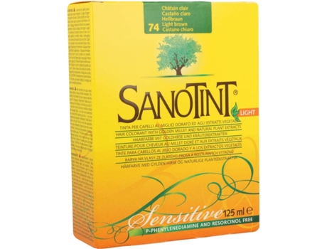 Sensível corante 74 castanho claro  5ml