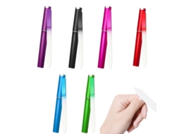 Lima De Unhas De Vidro Cristal Kuit De Dupla Face Para Manicure E Cuidados Com As Unhas (cores Sortidas)