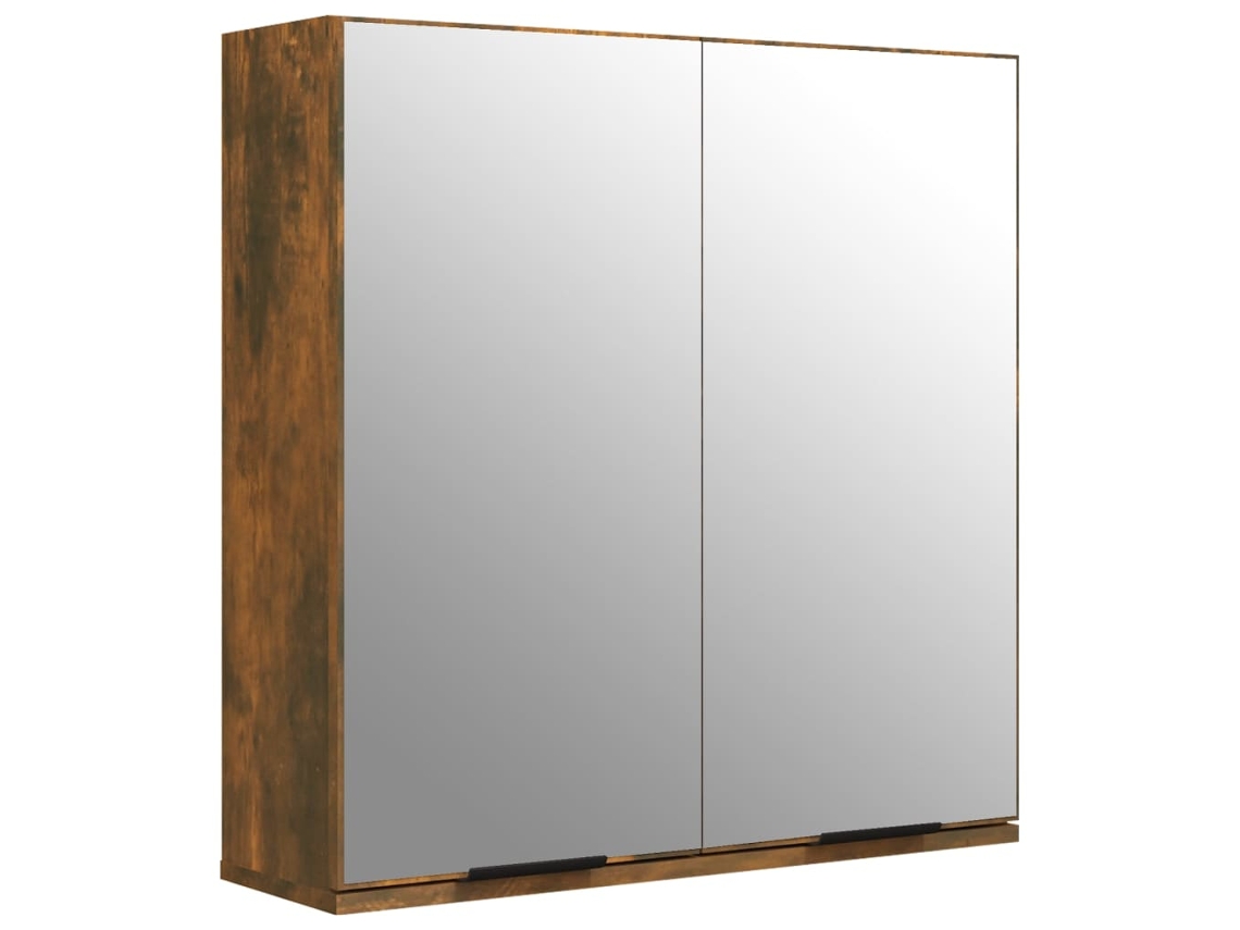 Bathroom Mirror Cabinet, Bathroom Mirror Cabinets Vidaxl Marrom Madeira Processada (n/a)