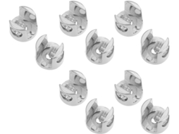 Labrimp Conjunto De 10-clips Ajustáveis Liga Zinco Para Suporte Vidro Na Parede Com Alta Capacidade Carga