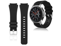 Pulseira De Silicone Para Samsung Galaxy Watch 46mm - Preta