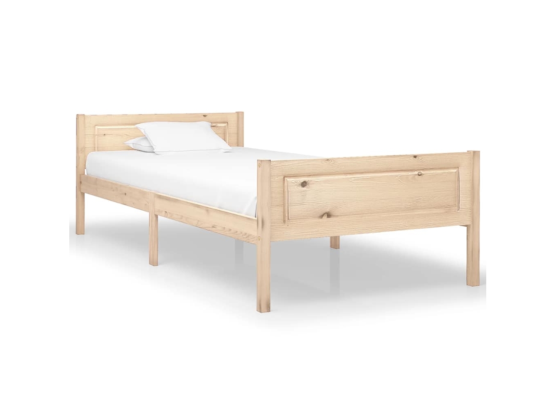 Vidaxl Estrutura De Cama 90x200 Cm Pinho Maciço