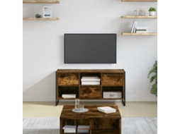 Vidaxl Gabinete para Tv com Gaveta Carvalho Fumê 100 X 36 X 49,5 Cm