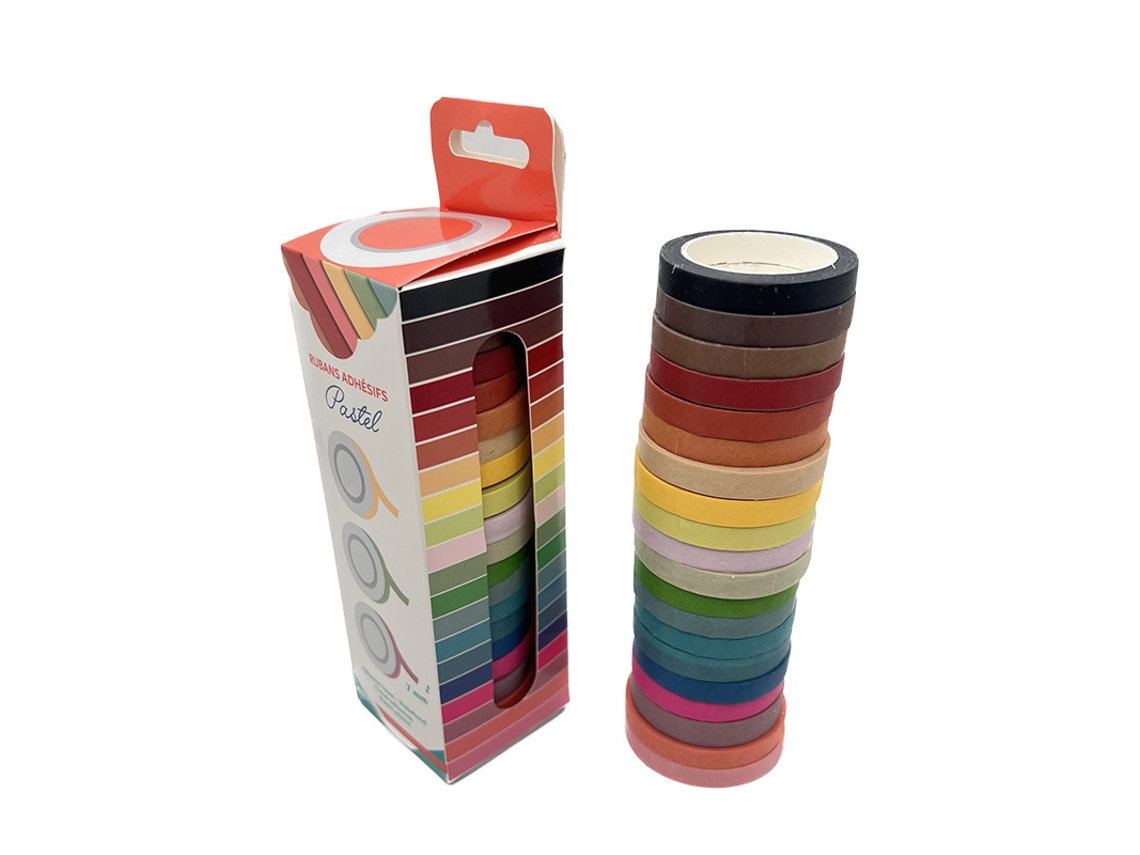 Fita Adesiva Washi, Caderno Com Fita Washi De 20 Cores E Adesivos Decorativos Retrô Em Película Básica, Adesivos Modernos Diário, Artesanato