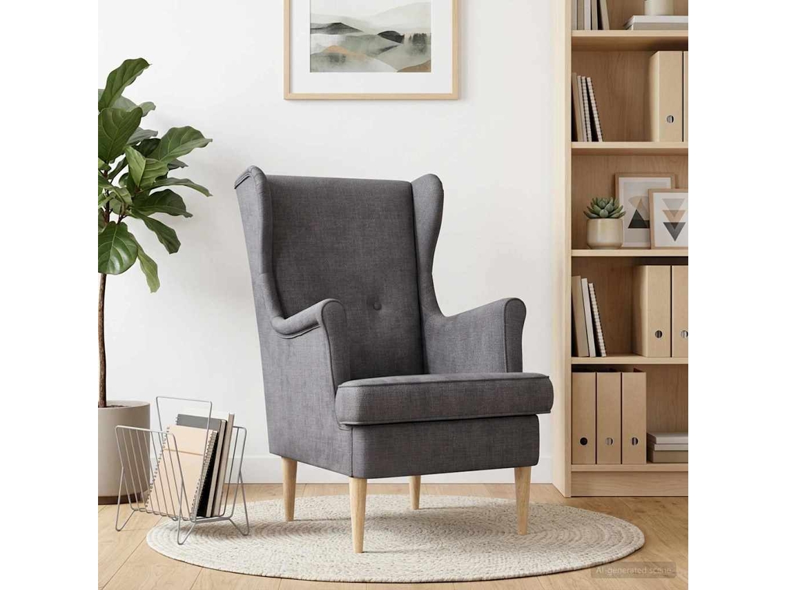 Vidaxl Poltrona Cinzento escuro Ares