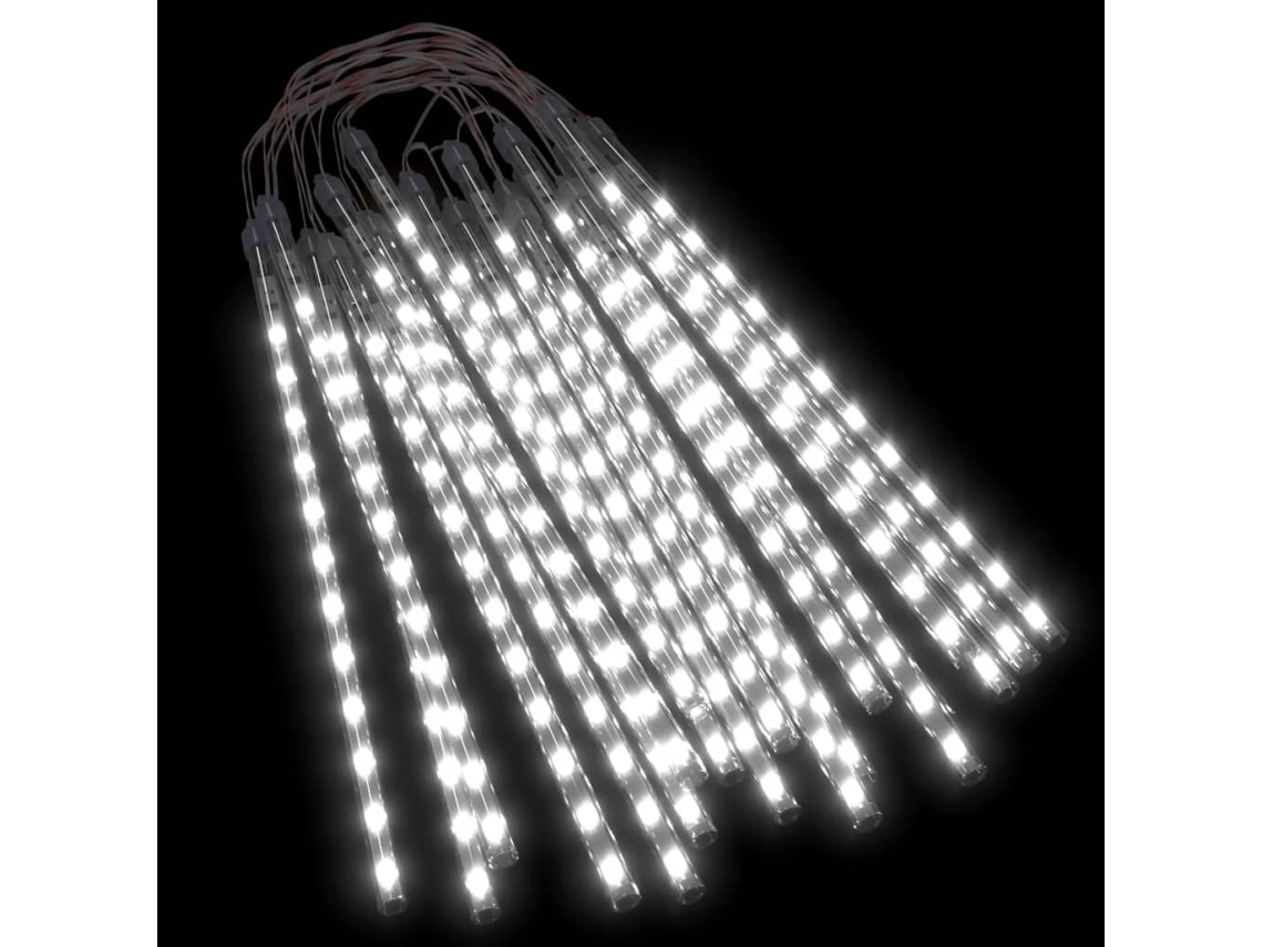 Conjunto 20 Luz meteoro VIDAXL Branco Plástico