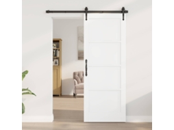 Vidaxl Porta Interna 78 X 202 Cm Contraplacado Branco