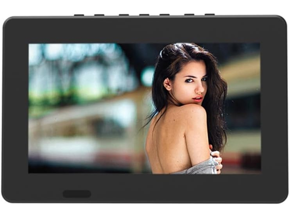 Reprodutor de Vídeo Digital Portátil Atsc de 7 Polegadas com Tela Led Hd 1080p e Bateria. SFUSHOS