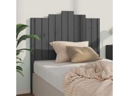 Cabecero 106x4x110 cm Pino Macizo Gris