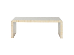 Mesa de Centro Artesanal com Incrustações de Osso, 128 X 61,5 X 47 Cm ALEXANDRA HOUSE LIVING