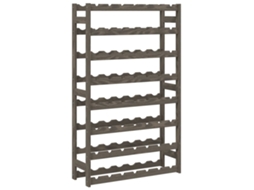 Wine Rack, Wine Racks Vidaxl Cinzeto Madeira De Pinho (n/a)