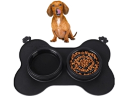 Tigela de Alimentação Lenta para Cães, Anti engasgo para Alimentação Lenta de Animais de Estimação AQUAFORGE