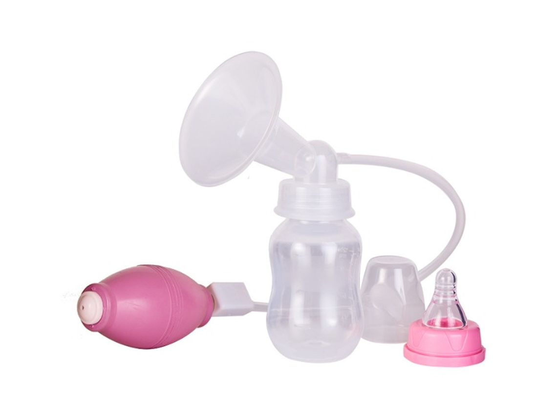 Bomba manual rosa Leite Strip com válvula de fixação BRILVIBERA