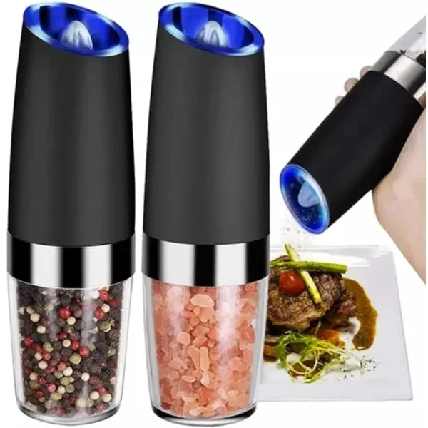 Conjunto Com 2 Unidades, Moedores Elétricos De Sal E Pimenta 700, Xf5