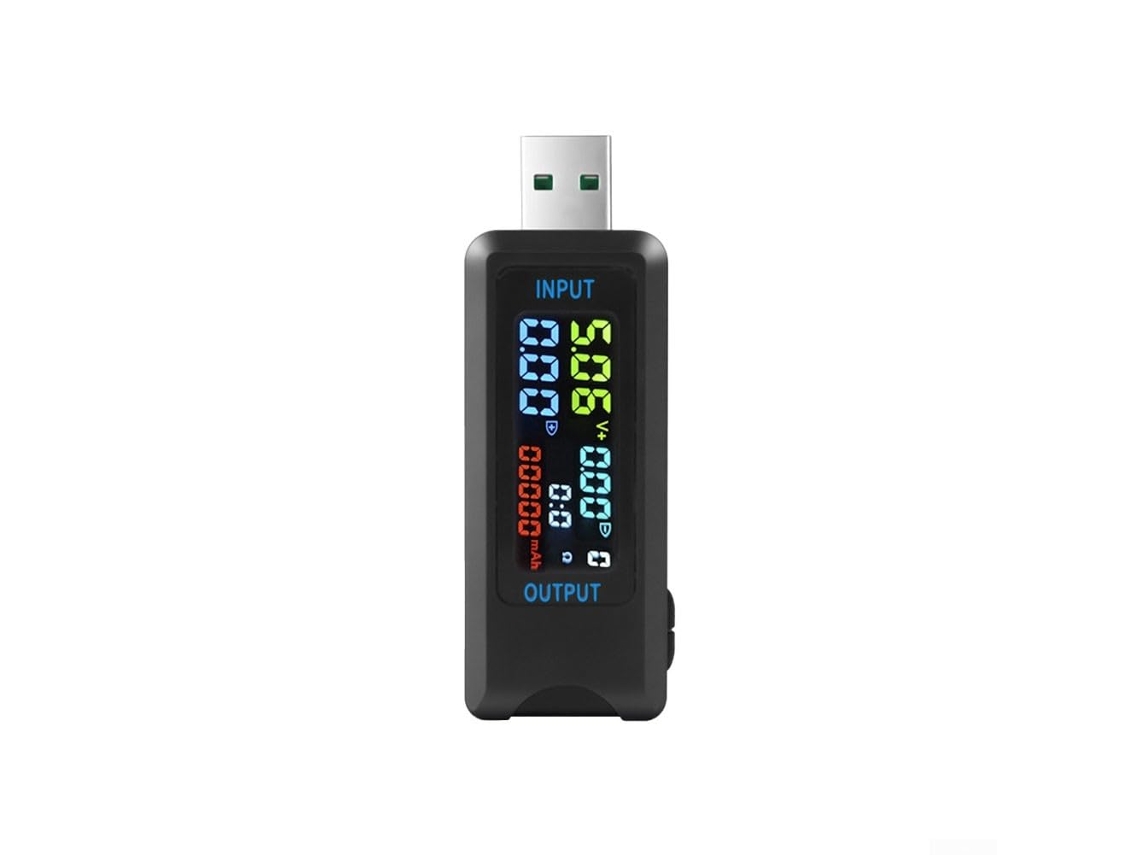 Testador De Tensão E Corrente Usb Com Visor Digital (porta Usb)