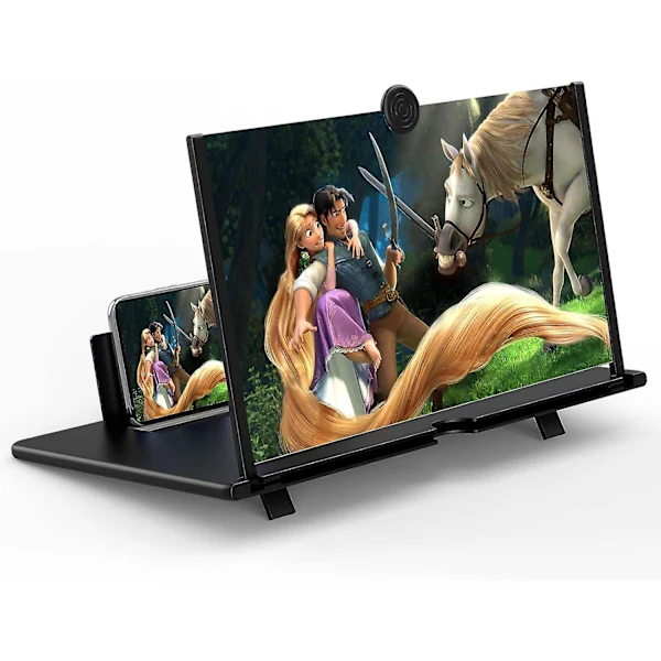 Ampliador De Tela 14 Polegadas Para Celular, Ampliador De Tela De Projeção 3d Hd Para Filmes, Vídeos E Jogos