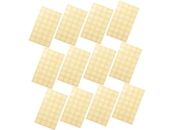 Adesivos Transparentes De Reforço Para Furos Em Papel, 12 Folhas Adesivas Para Pastas De Argolas, Us Gokoco