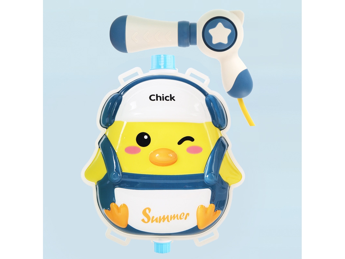 Mochila infantil com pistola de água, brinquedo de verão, novo modelo removível. Brilvibera