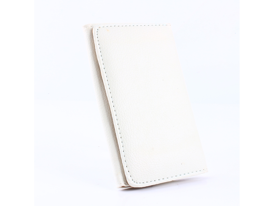 Capa de Celular com Carteira para iPhone em Branco