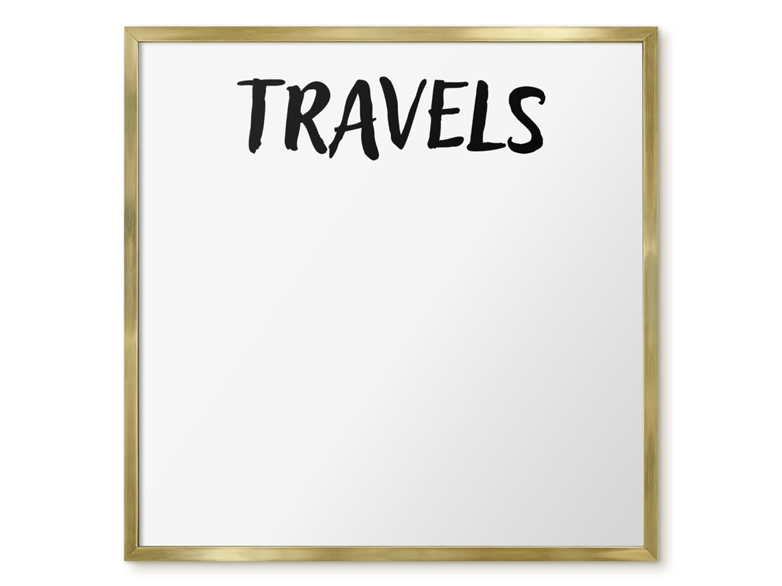 Magnetic Board Travels For The Living Room Espelharte (50x50 Cm)