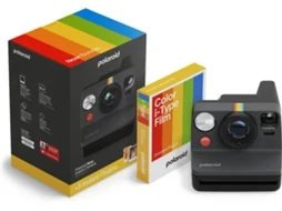 Kit Máquina Fotográfica POLAROID Now Gen 3 (Obturação: 1/200s - 94,96 x 102,35 mm  - Preto)