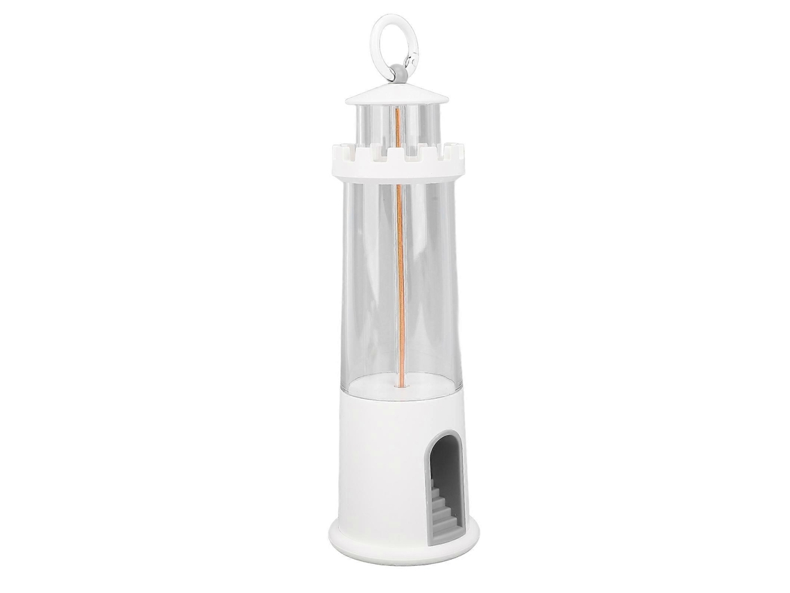 Lanterna De Acampamento Portátil Com Luz Suave E Quente De 2200k, Carregamento Usb E Base Magnética, Branca Olysi Shop