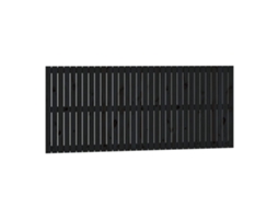 Wall Headboard, Wall Headboards Vidaxl Preto Pine Wood (204 X 90 Cm)