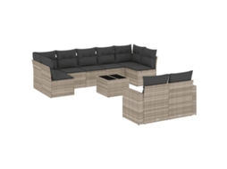 Garden Sofa Set, Garden Sofa Sets Vidaxl Cinzeto Rattan / Vime (n/a)