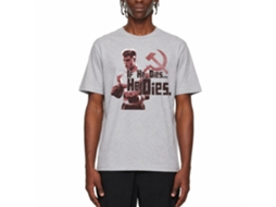 Rockinstone Rocky Movie He Dies Heather Gray Adult T-shirt Size:s