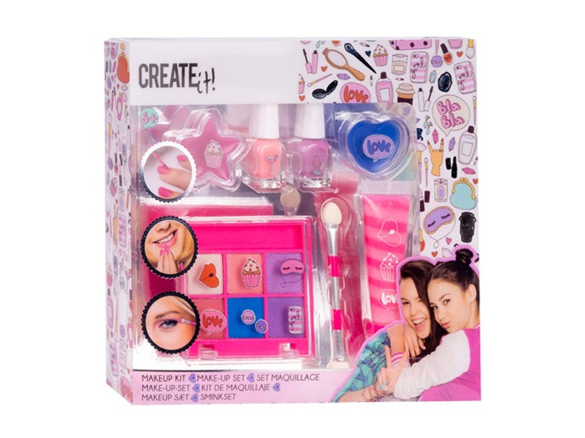 Conjunto Maquilhagem 7 Peças Create It! CREATE IT!
