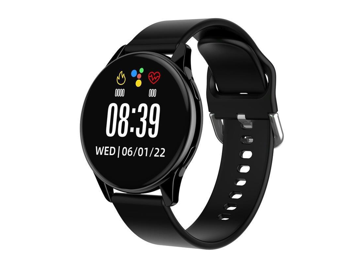 Smartwatch Panoona Ecrã Completo 1,52" Faz Atende Chamadas Monitor Fitness Frequência Cardíaca Sono Preto