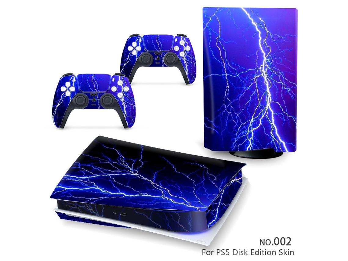Adesivo Para Ps5 Disk Edition E Comando Dualsense, Fácil De Aplicar E Sem Bolhas Czhhmart Estilo 2