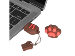HURRISE Usb Flash Drives Usb Flash Drive Cartoon Miniatura Usb2.0 Memory Stick para Armazenamento de Dados de Computador 64Gb
